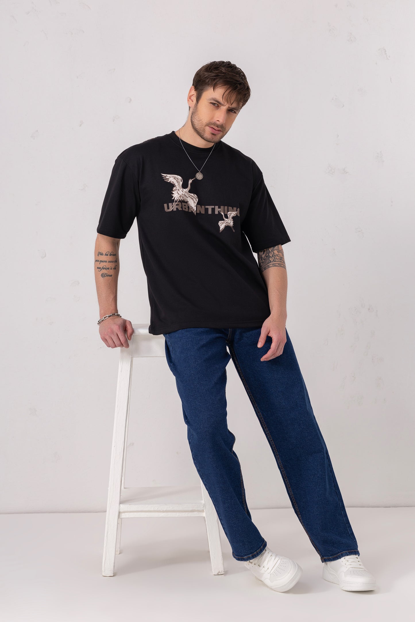 Urban Wing Graphic Oversized Tee