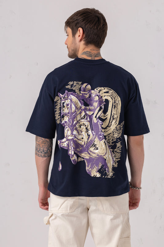 Retro Racing Oversize Graphic Tee