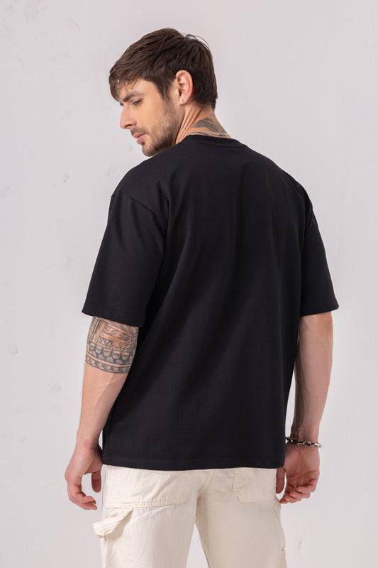 Oversized Graphic Pocket Tee