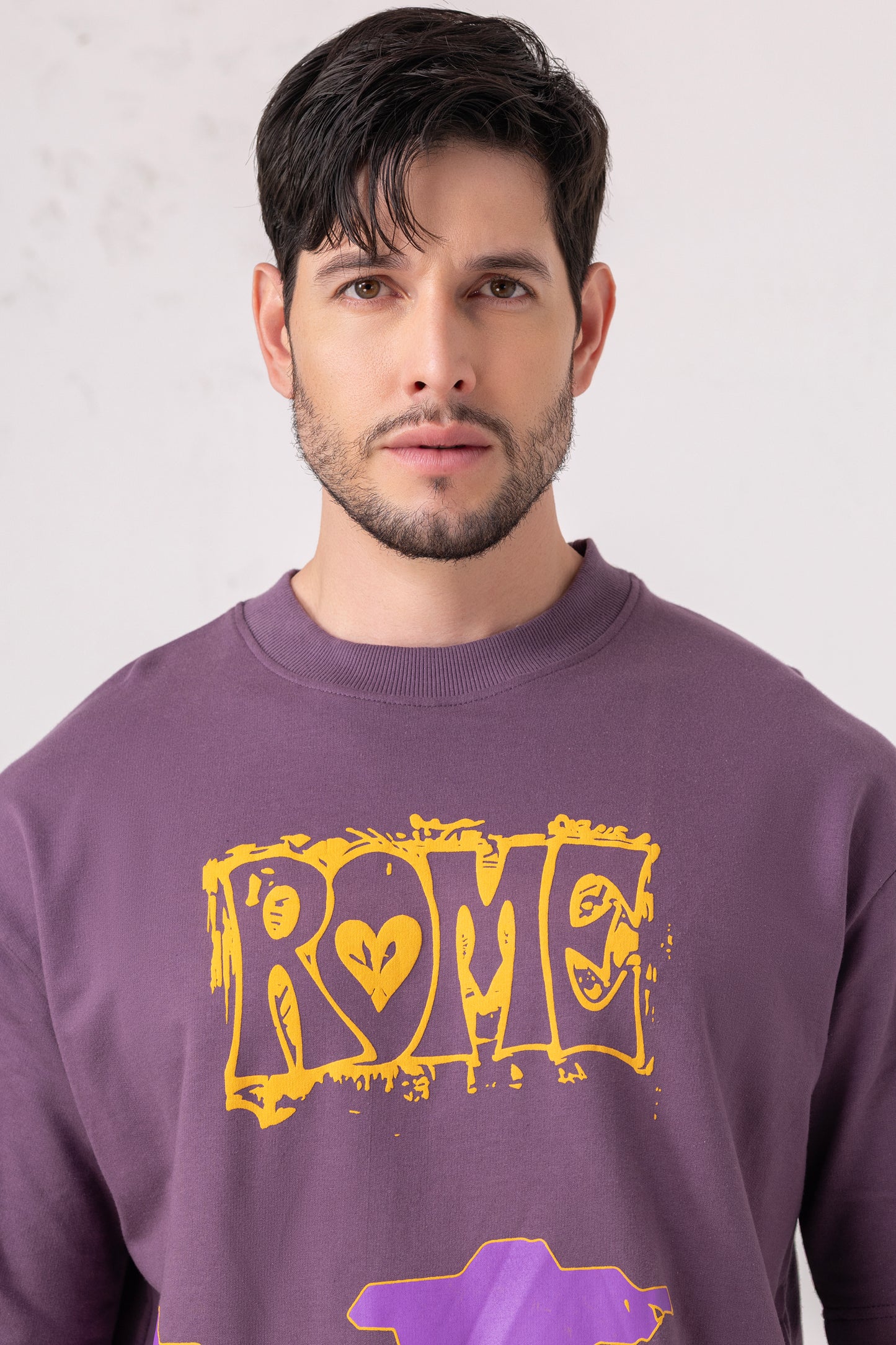 Rome Print Oversized T-Shirt