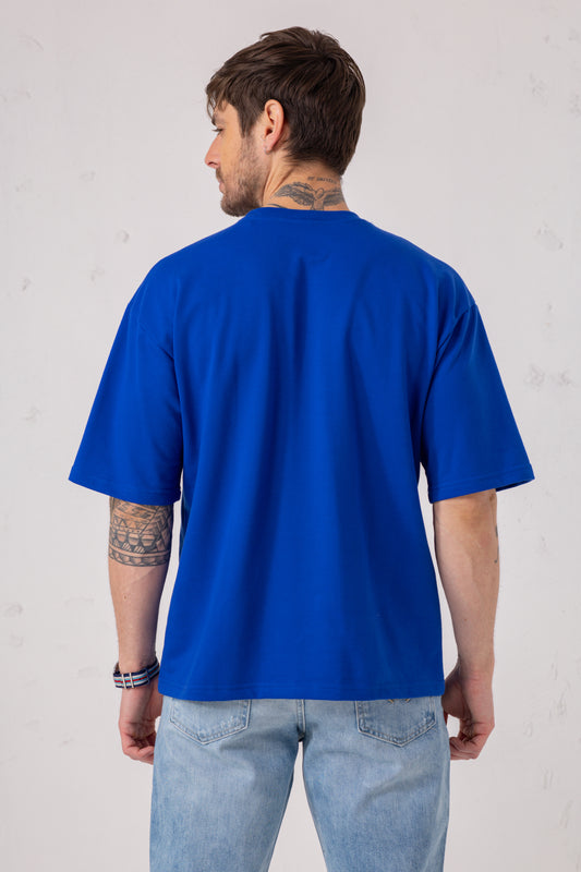 Oversized Graphic Pocket Tee
