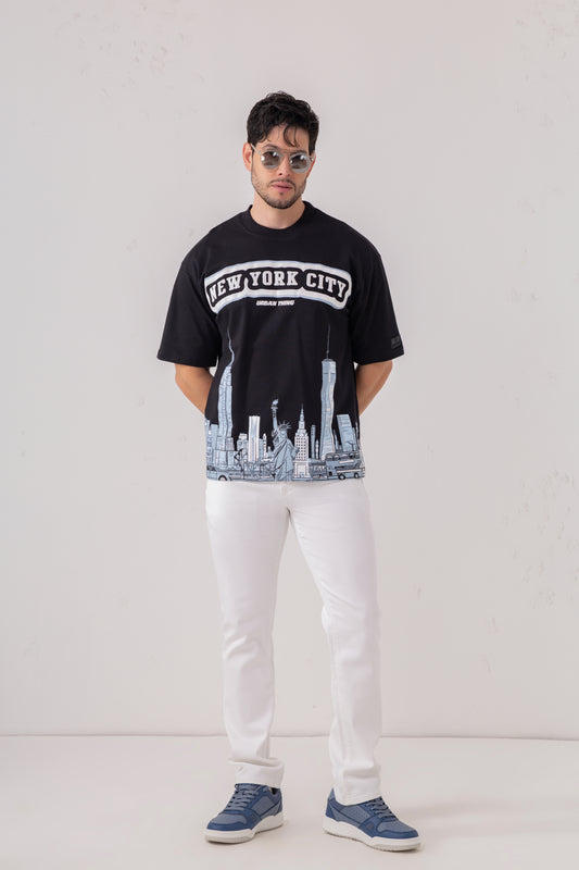 NYC Graphic Oversized TEE
