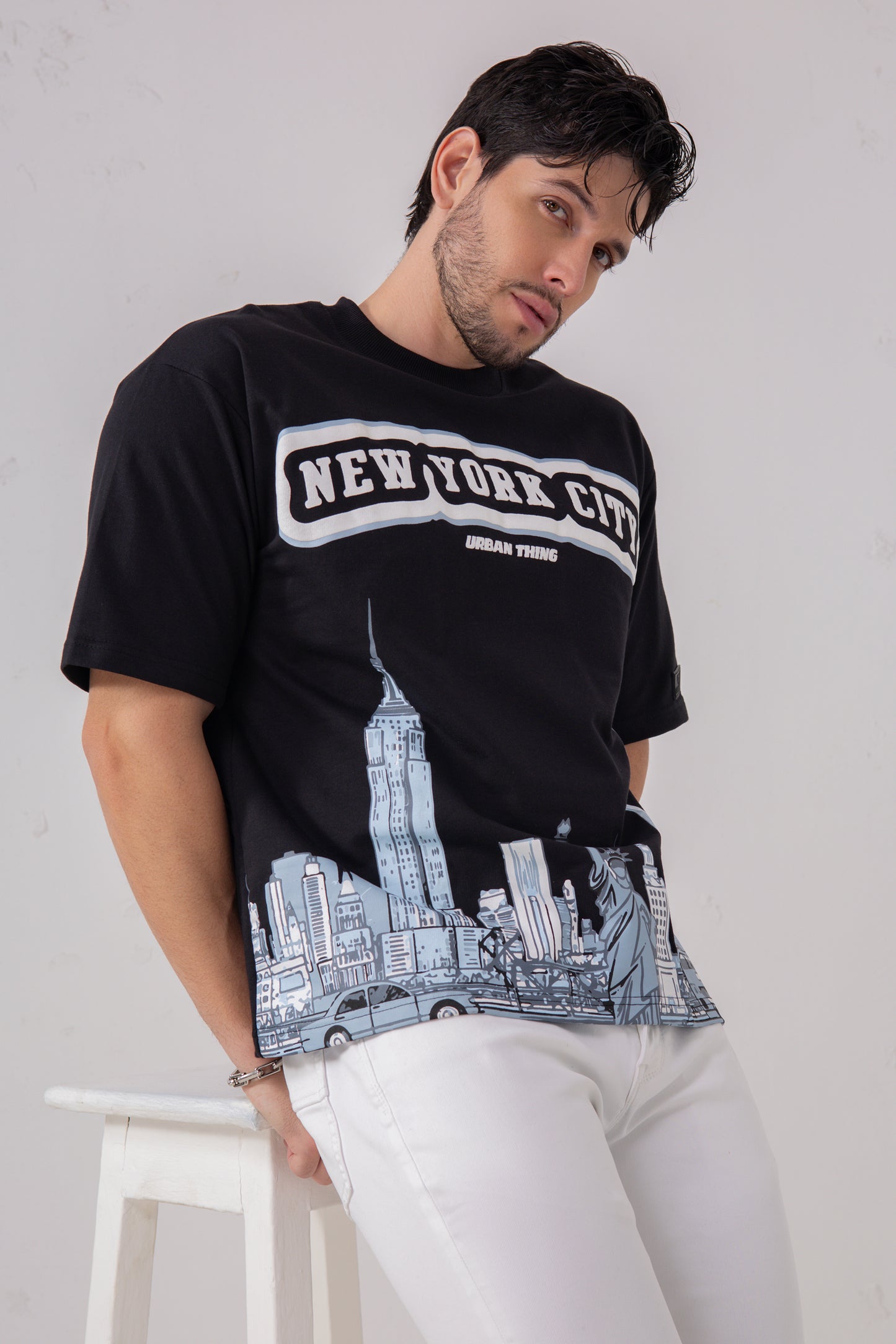 NYC Graphic Oversized TEE