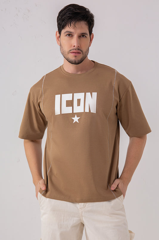 Icon Graphic Oversized T Shirt