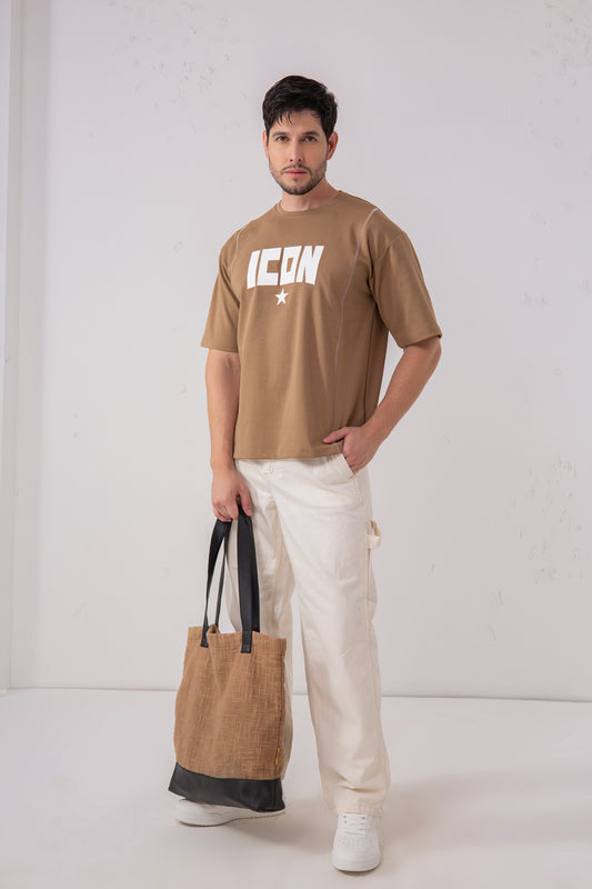 Icon Graphic Oversized T Shirt