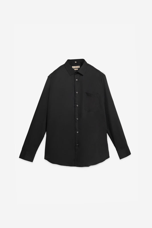 Black Premium Blend Formal Shirt