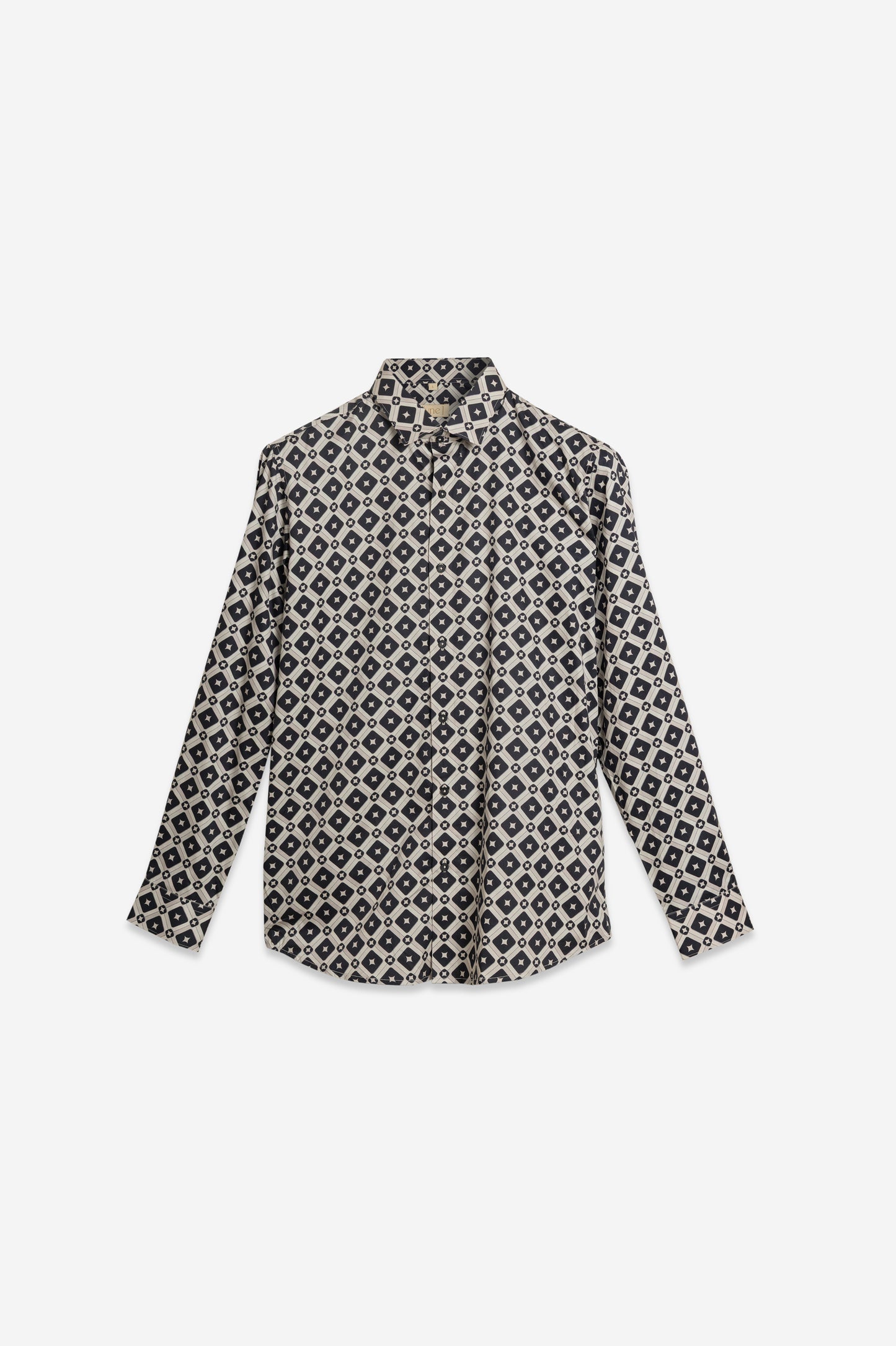 Geometric Precision Diamond Pattern Excellence Shirt. Vyne by Urban Thing.
