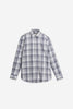 Giza Cotton Grey Twill Check Shirt. BE SHARP by Urban Thing.