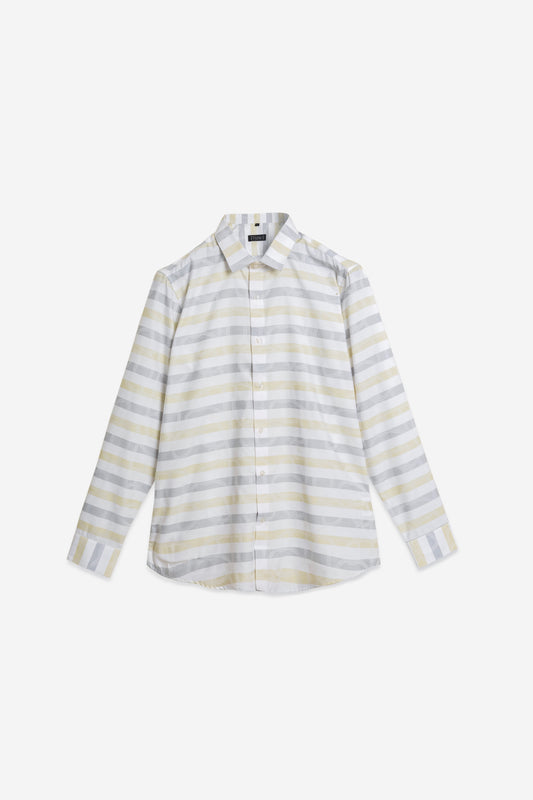 Professional Precision Flat Weave Cotton Shirt. Vyne by Urban Thing.