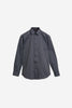 Midnight Navy Diamond Jacquard Cotton Shirt