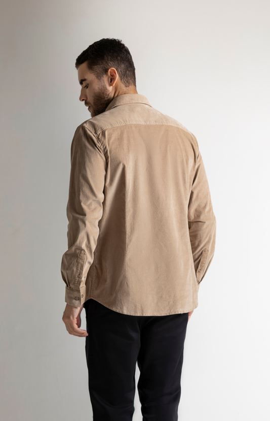 Fawn Corduroy Shirt