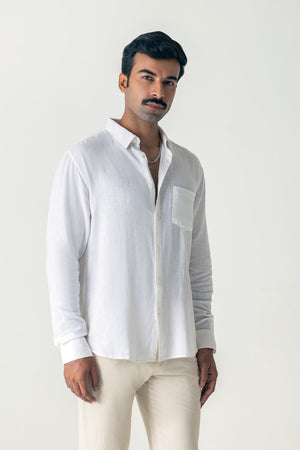 White Linen Shirt