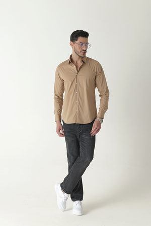 Solid Khaki Shirt