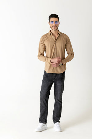 Solid Khaki Shirt