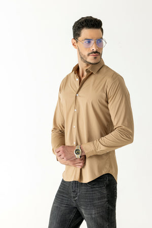 Solid Khaki Shirt