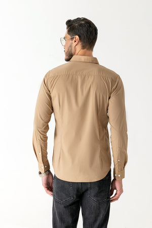 Solid Khaki Shirt
