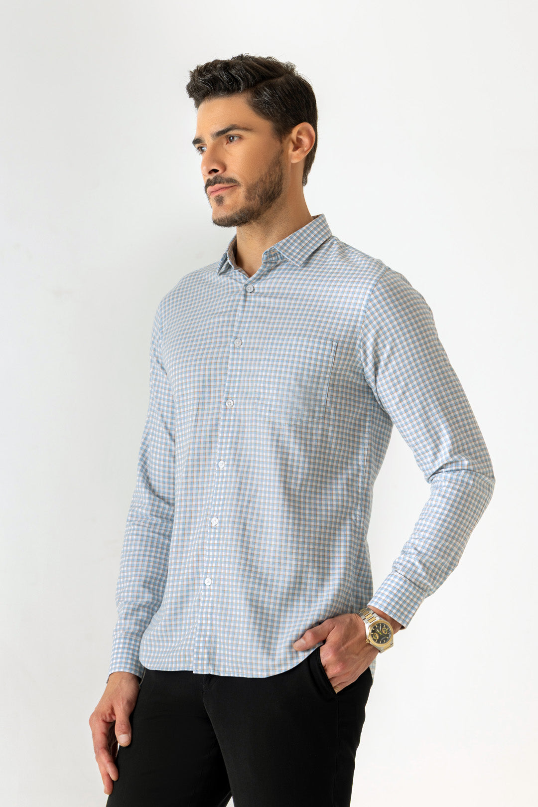 Sky Chex Shirt