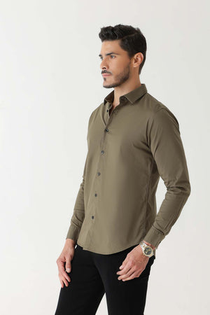 Solid Olive Shirt