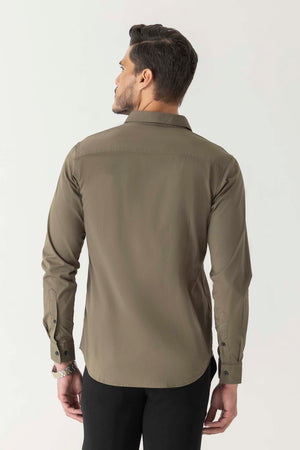 Solid Olive Shirt