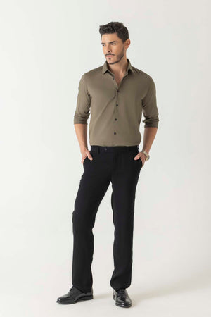 Solid Olive Shirt