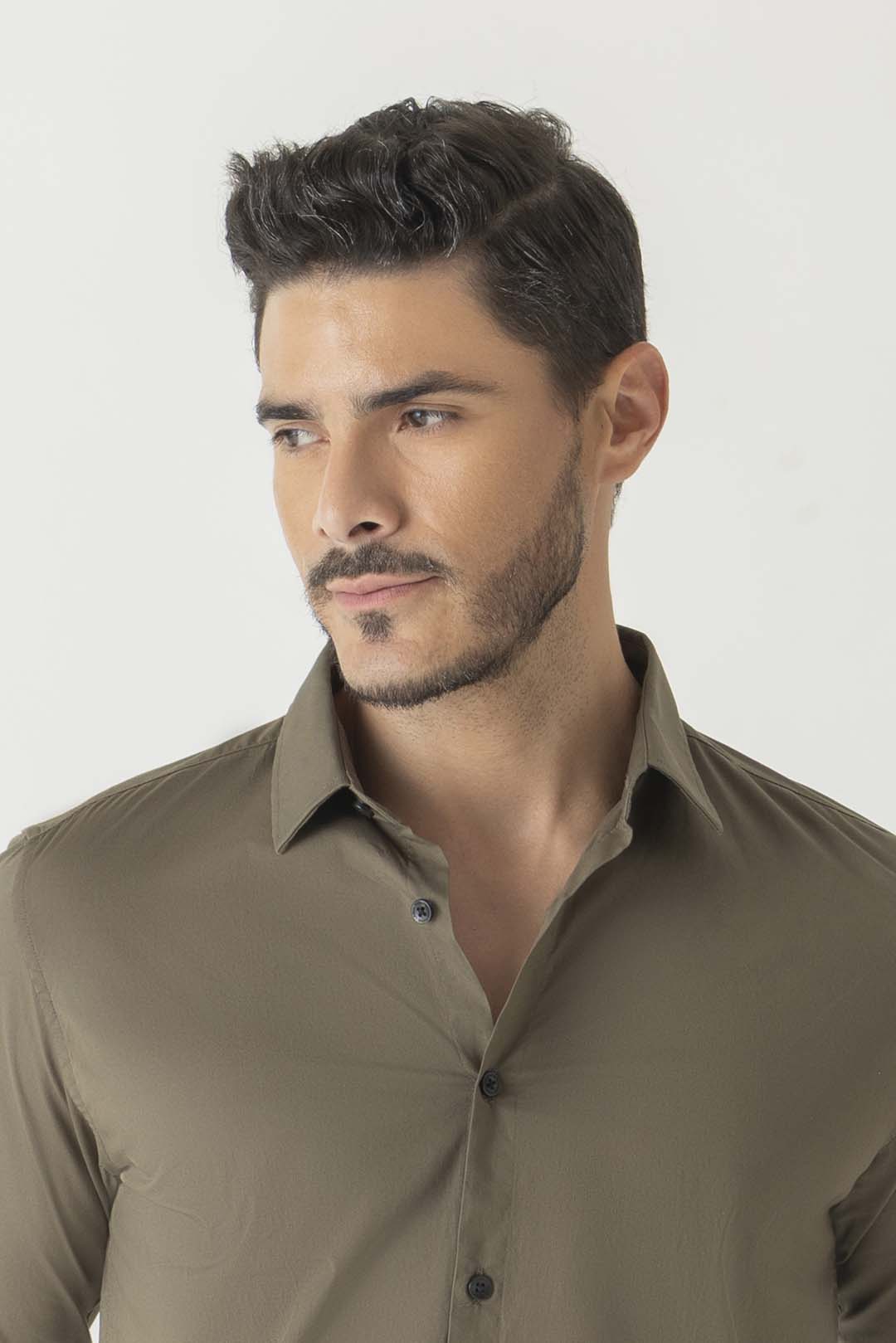 Solid Olive Shirt